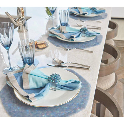 Gem Placemat in Blue - Set of 4 by Kim Seybert 3