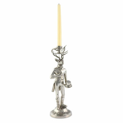 Gentleman Elk Tall Candlestick by Vagabond House 2