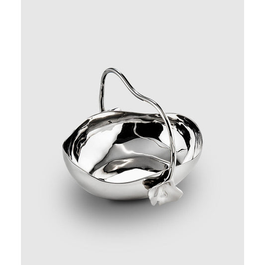 Ginkgo Basket with Leaf Handle by Mary Jurek Design 