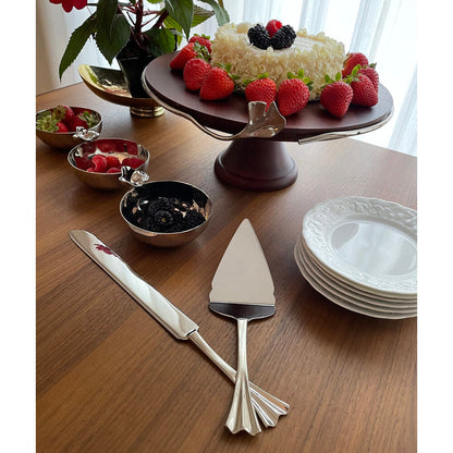 Ginkgo Cake Knife and Server by Mary Jurek Design Additional Image -3