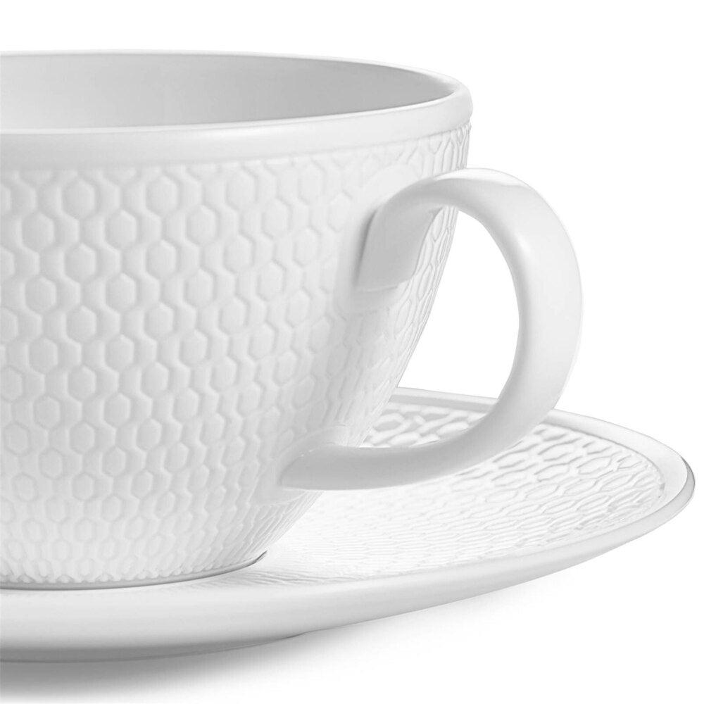 Gio Teacup And Saucer by Wedgwood Additional Image - 1
