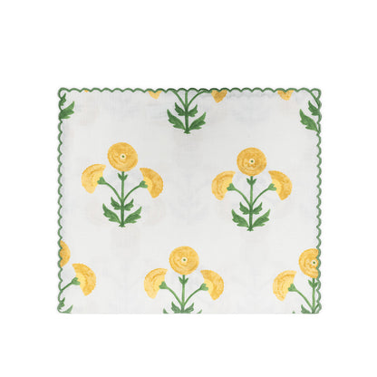 Gisele Tablecloth Marigold 16" W x 108" L Runner 
