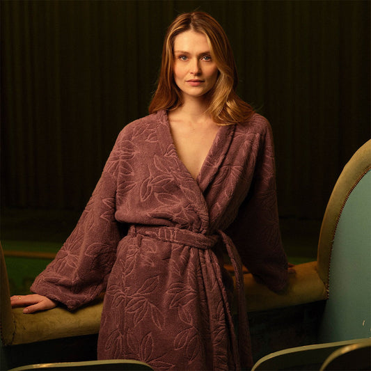 Givre Kimono Women's Bathrobe by Yves Delorme