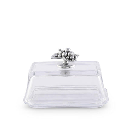 Glass Butter Dish - Grape by Arthur Court Designs 2
