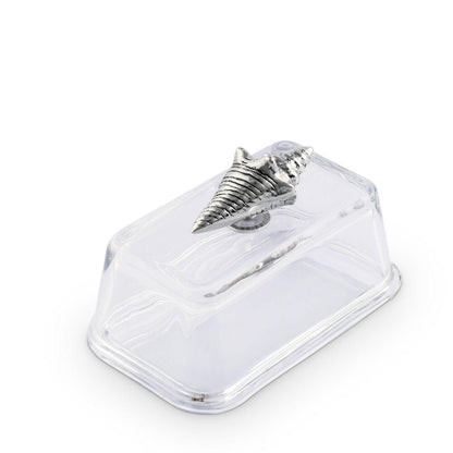 Glass Butter Dish- Shell by Arthur Court Designs 3