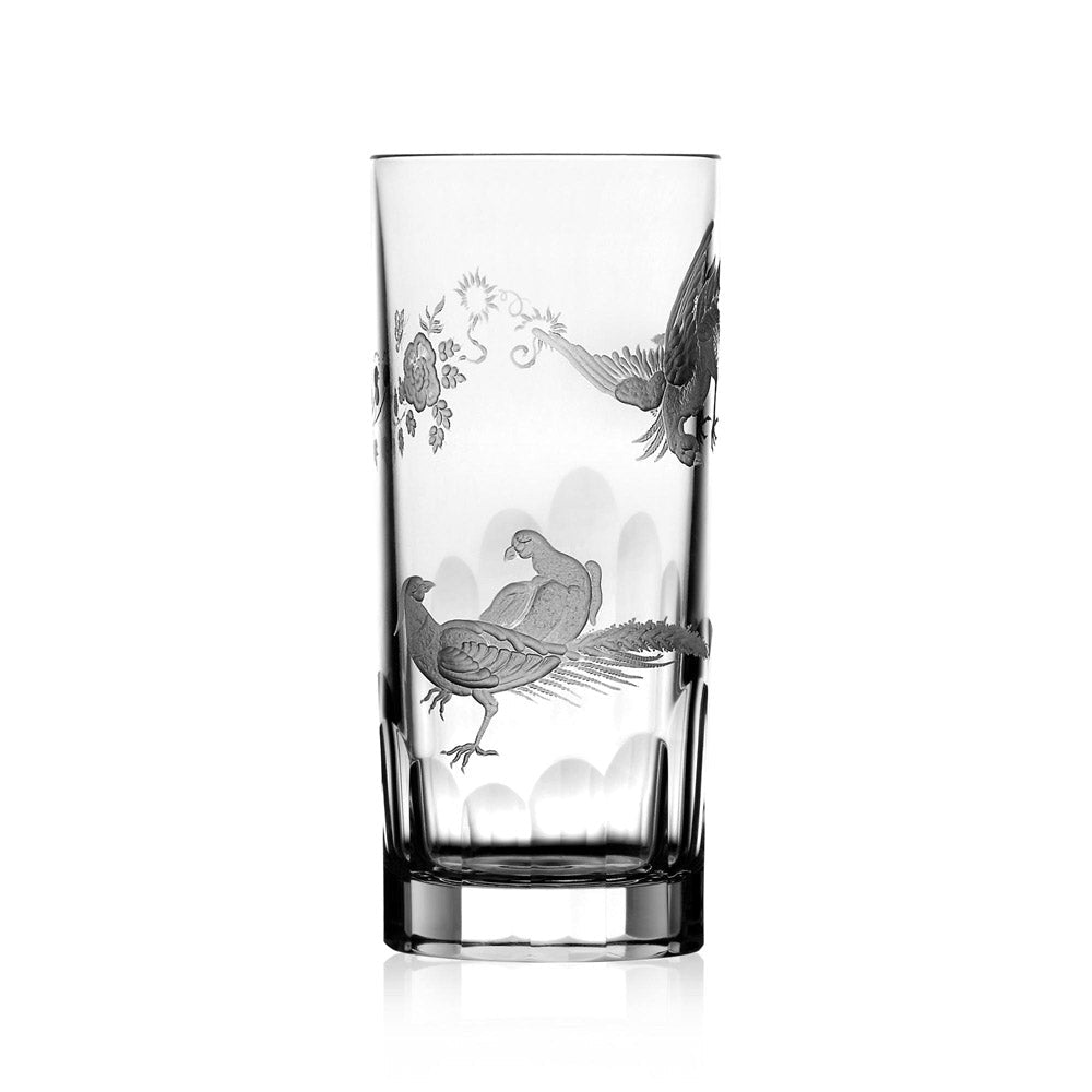 Gold Aves Clear Highball by Varga Crystal 