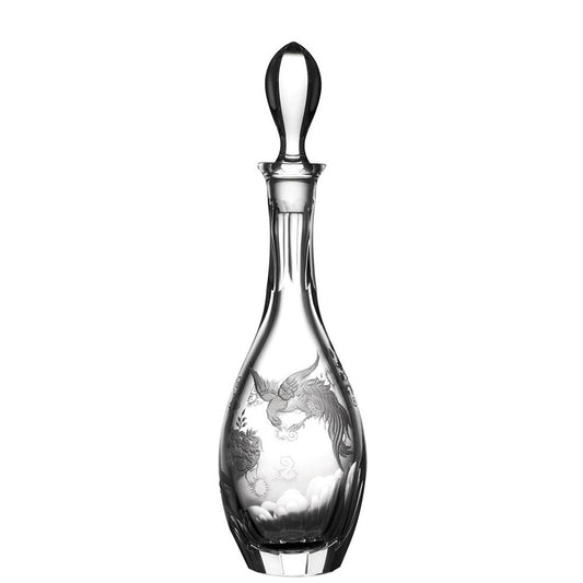 Gold Aves Clear Wine Decanter 0,75 Liter by Varga Crystal 