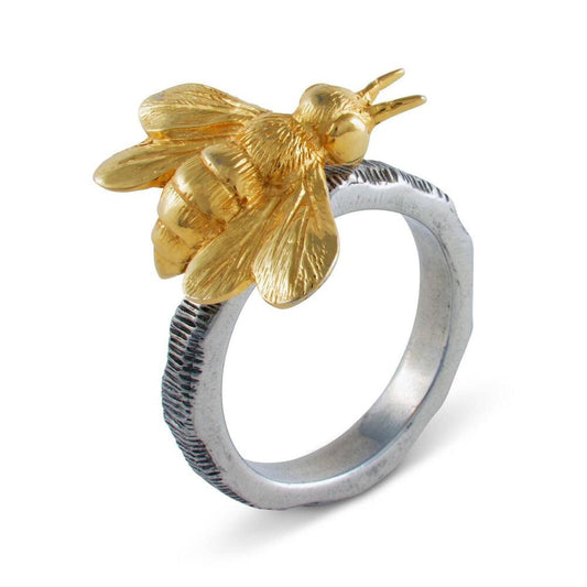 Gold Bee Napkin Ring by Vagabond House 