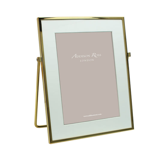 Gold Plated Frame with Easel Leg by Addison Ross