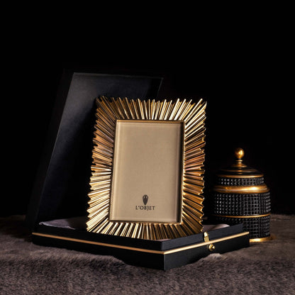 Gold Ray Frame 5x7 by L'Objet 4
