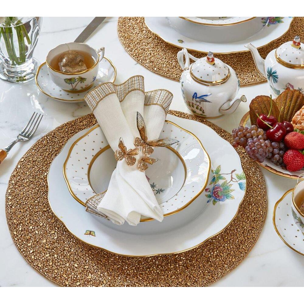 Gold Rush Placemat in Gold - Set of 4 by Kim Seybert 1