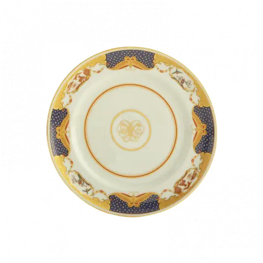 Golden Butterfly Bread & Butter Plate by Mottahedeh