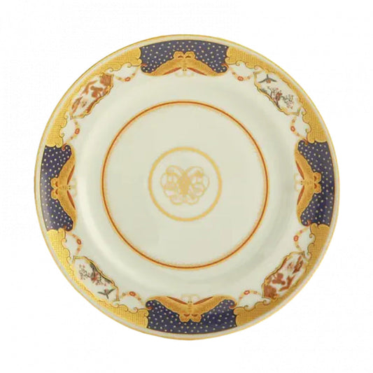 Golden Butterfly Dessert Plate by Mottahedeh