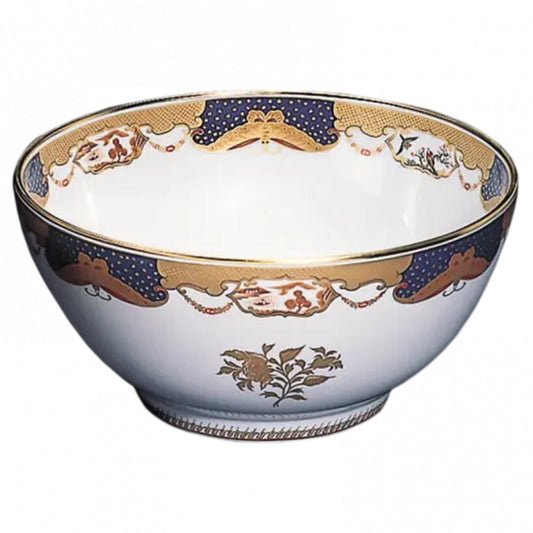 Golden Butterfly Round Bowl by Mottahedeh
