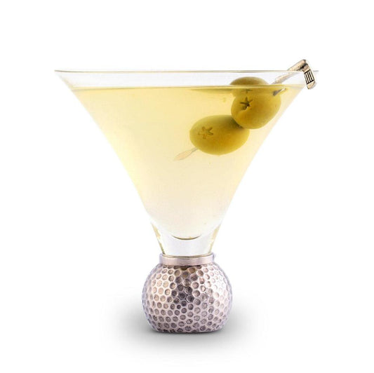 Golf Ball Cocktail / Martini Glass by Vagabond House 