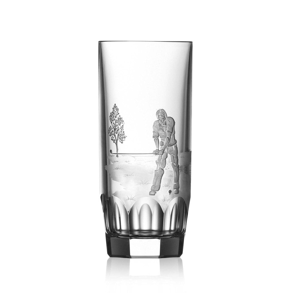 Golf Clear Highball by Varga Crystal 