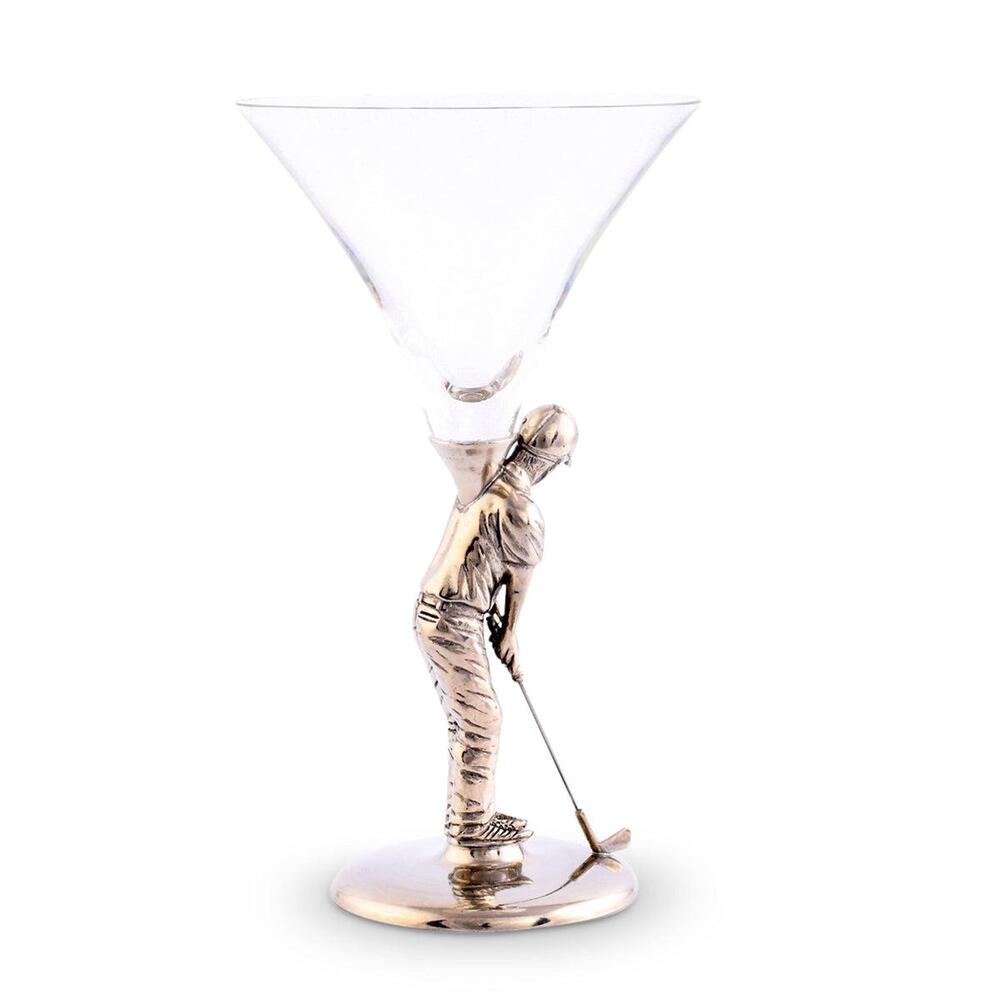 Golfer Cocktail Glass by Vagabond House 3