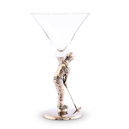 Golfer Cocktail Glass by Vagabond House 3