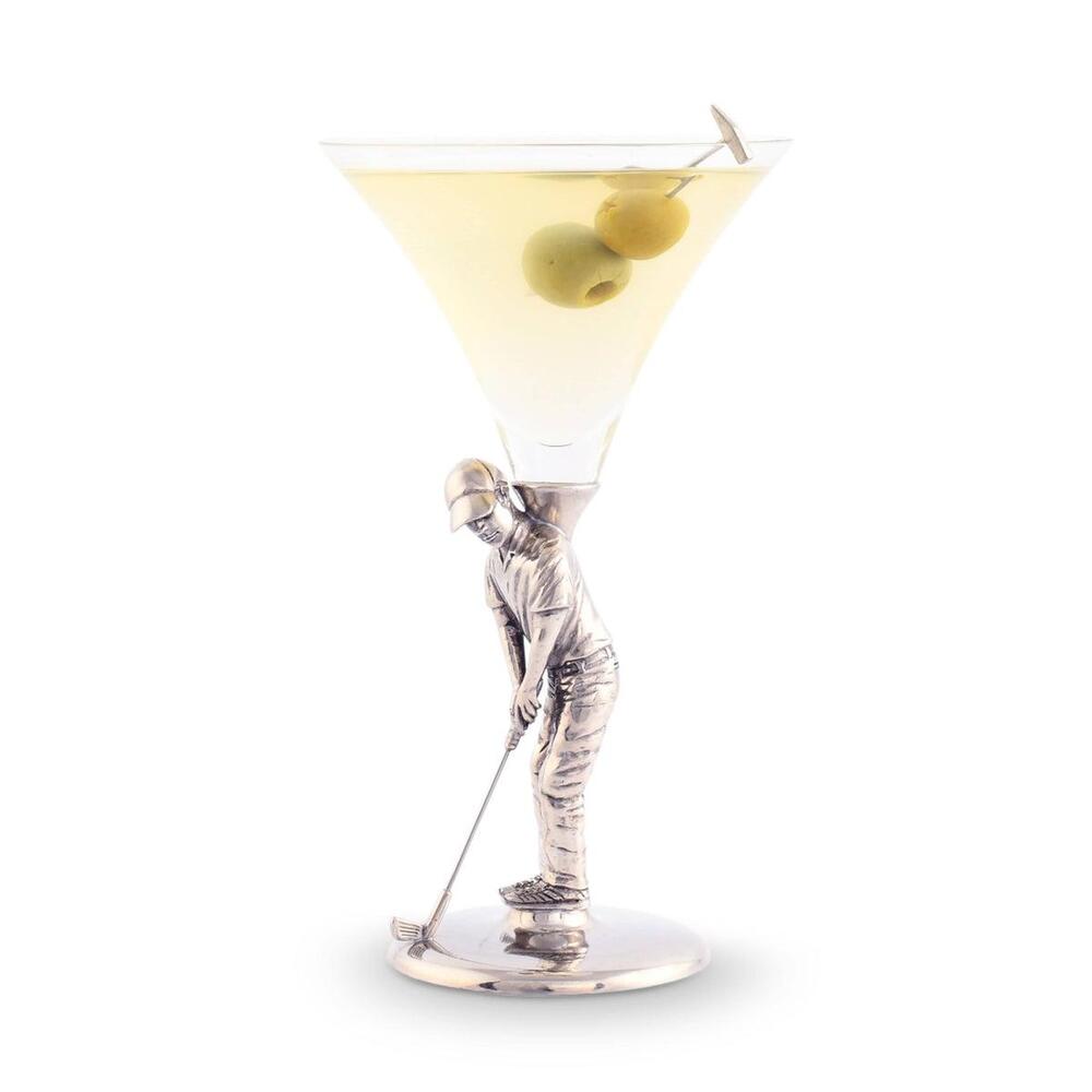Golfer Cocktail Glass by Vagabond House 