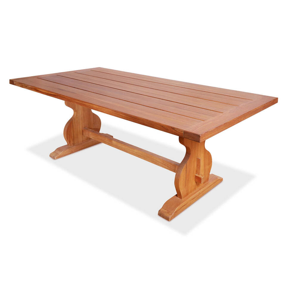 Graham Outdoor Teak Dining Table by Bunny Williams Home 1