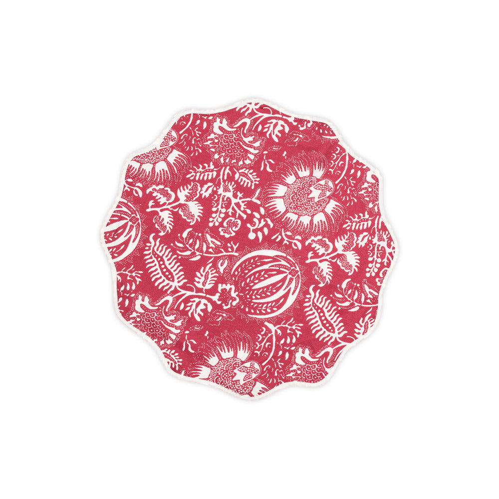 Granada Placemat set of 4 Scarlet Circle 