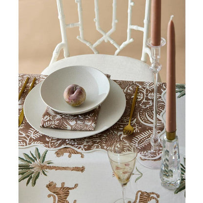 Granada Tablecloth Chestnut 14