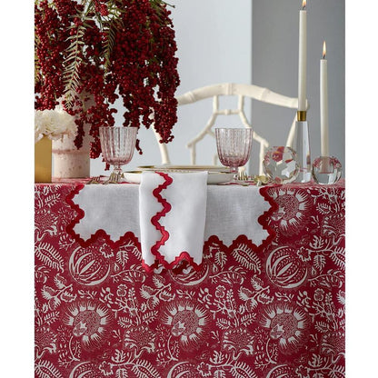 Granada Tablecloth Chestnut 2