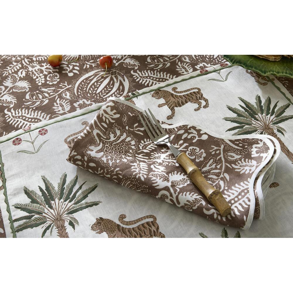 Granada Tablecloth Chestnut 5