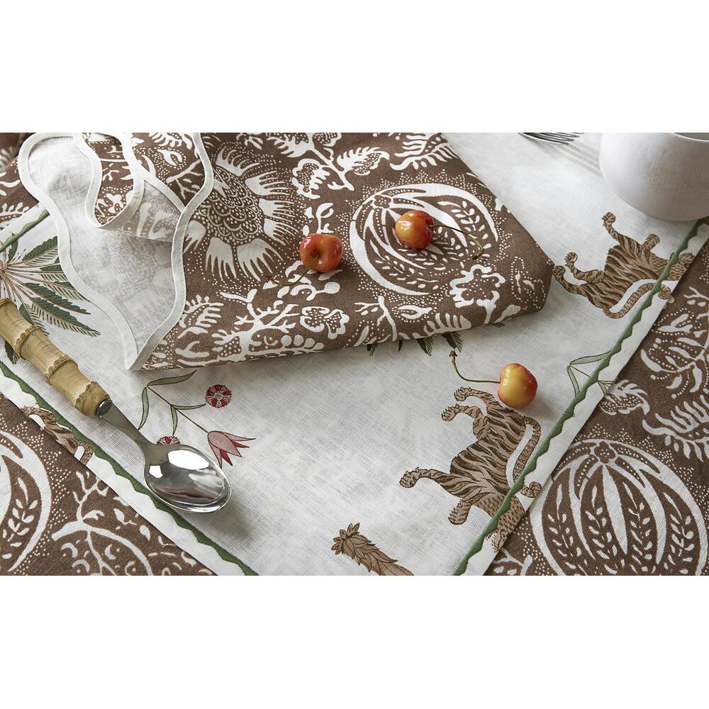 Granada Tablecloth Chestnut 8