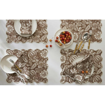 Granada Tablecloth Chestnut 9