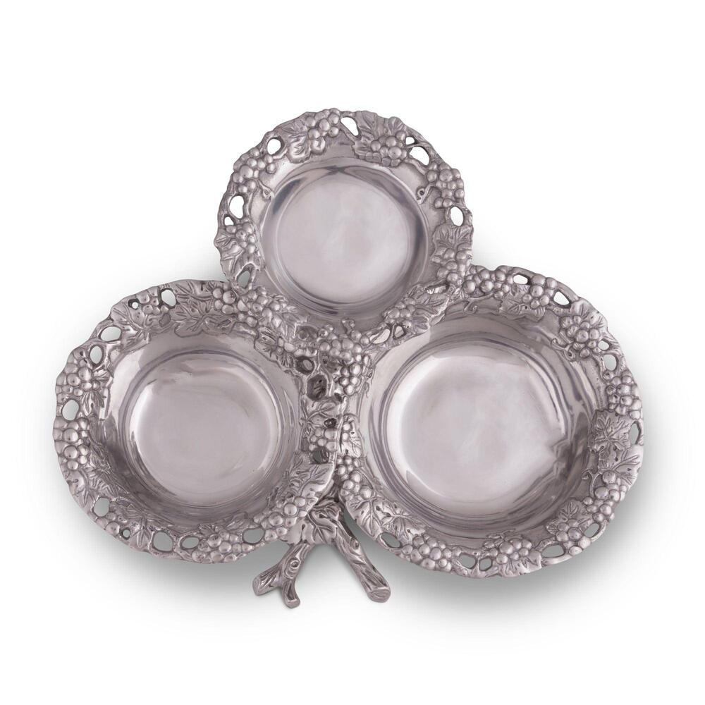 Grape 3-Tiered Bowl by Arthur Court Designs 1