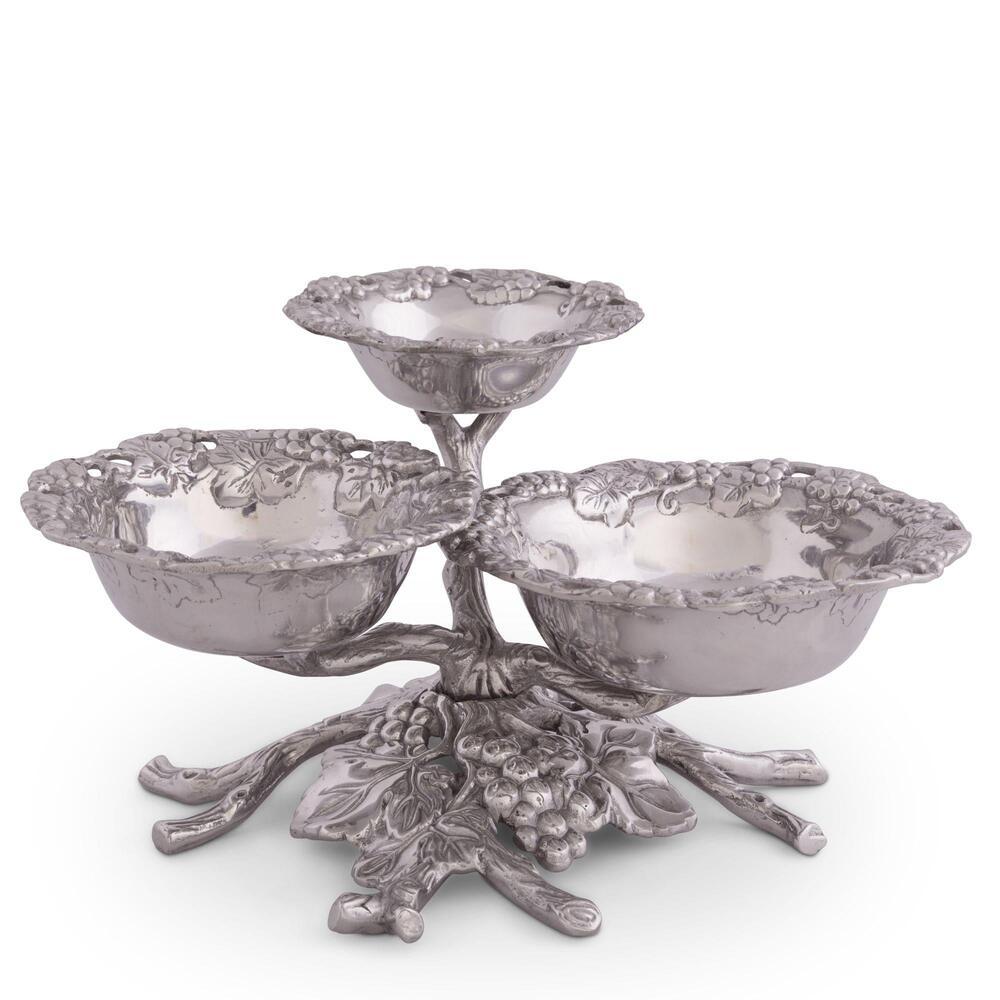 Grape 3-Tiered Bowl by Arthur Court Designs 2