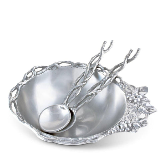 Grape Open Vine Salad Set 3-Piece by Arthur Court Designs