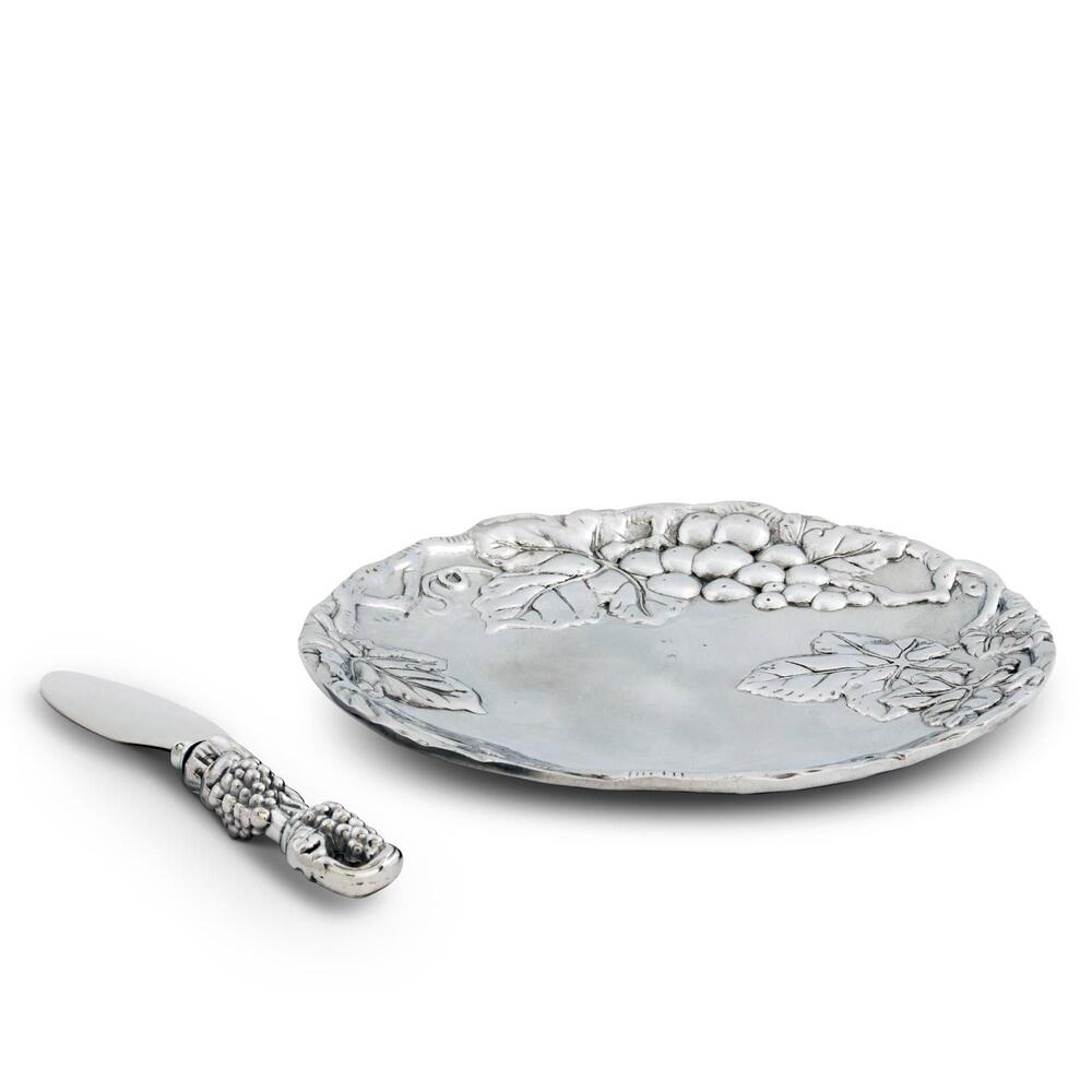 Arthur Court Designs Grape Plate with Server - Thumbnail 3