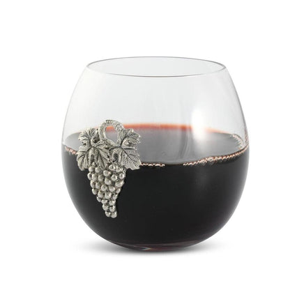 Grape Stemless Wine Glass by Vagabond House 1