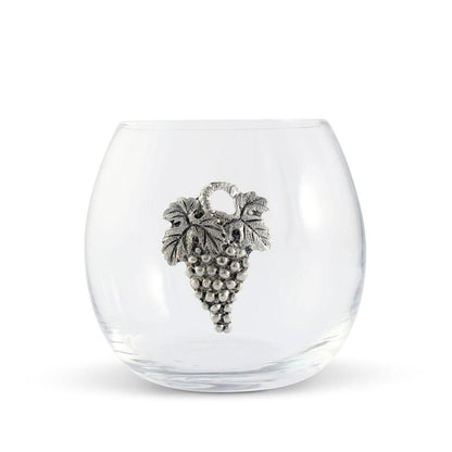 Grape Stemless Wine Glass by Vagabond House 3