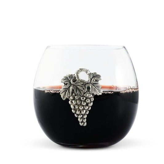 Grape Stemless Wine Glass by Vagabond House 
