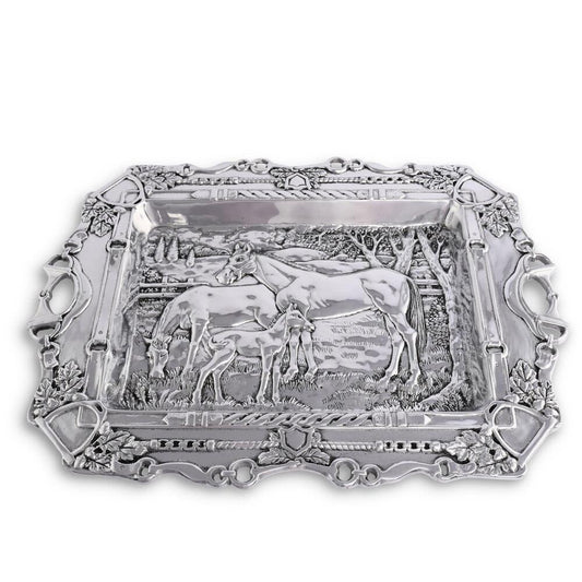 Grazing Horses Parlor Tray by Arthur Court Designs