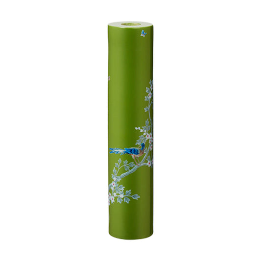 Green Chinoiserie Candlestick by Addison Ross