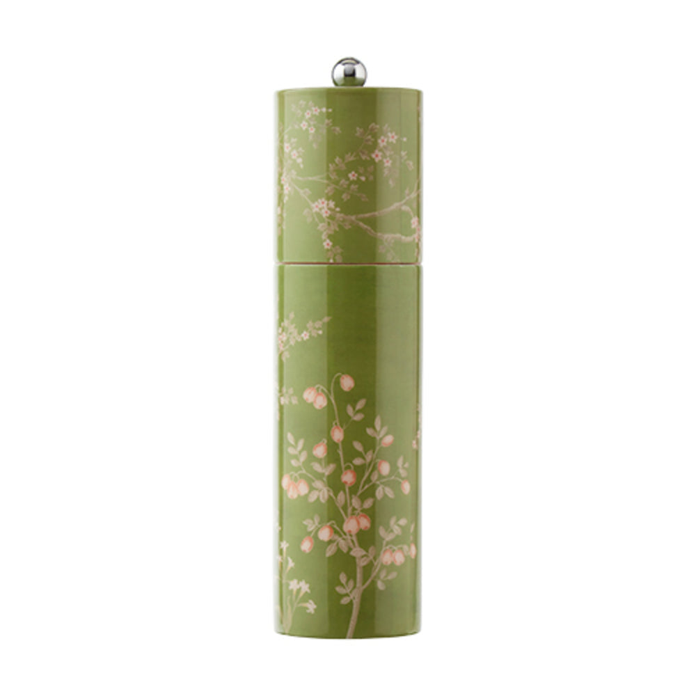 Green Chinoiserie Salt or Pepper Mill by Addison Ross