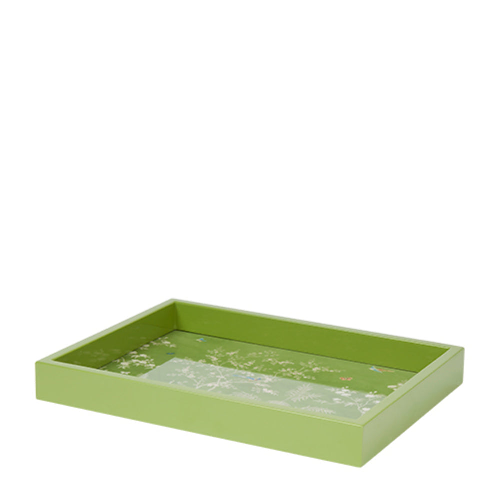 Green Small Chinoiserie Tray by Addison Ross