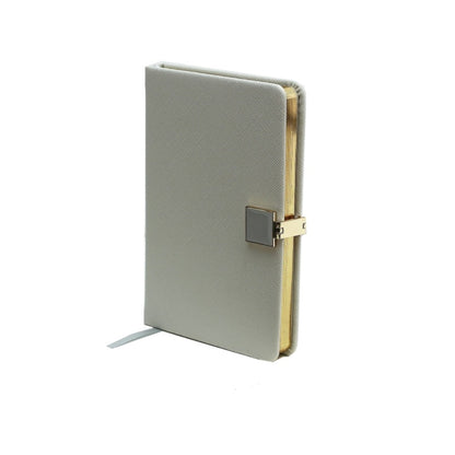 Grey & Gold A6 Notebook by Addison Ross