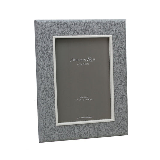Grey Shagreen Frame by Addison Ross