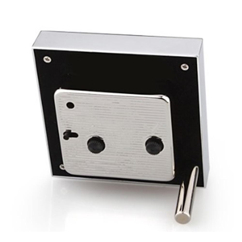 Grey Shagreen Square Silent Alarm Clock by Addison Ross Additional Image-2