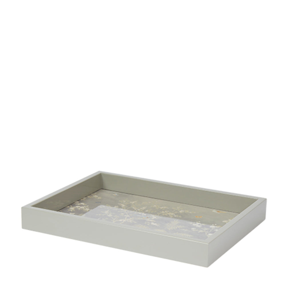 Grey Small Chinoiserie Tray by Addison Ross