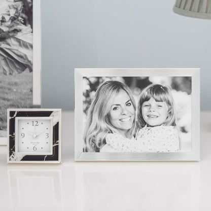 Grooved Silver Plated Photo Frame by Addison Ross Additional Image-4