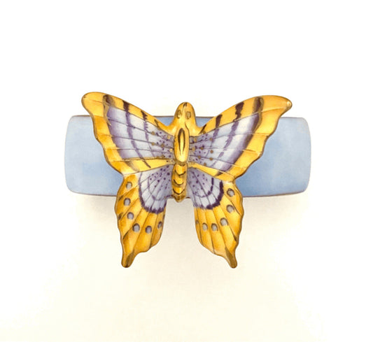 H39 - Blue Napkin Ring by Anna Weatherley