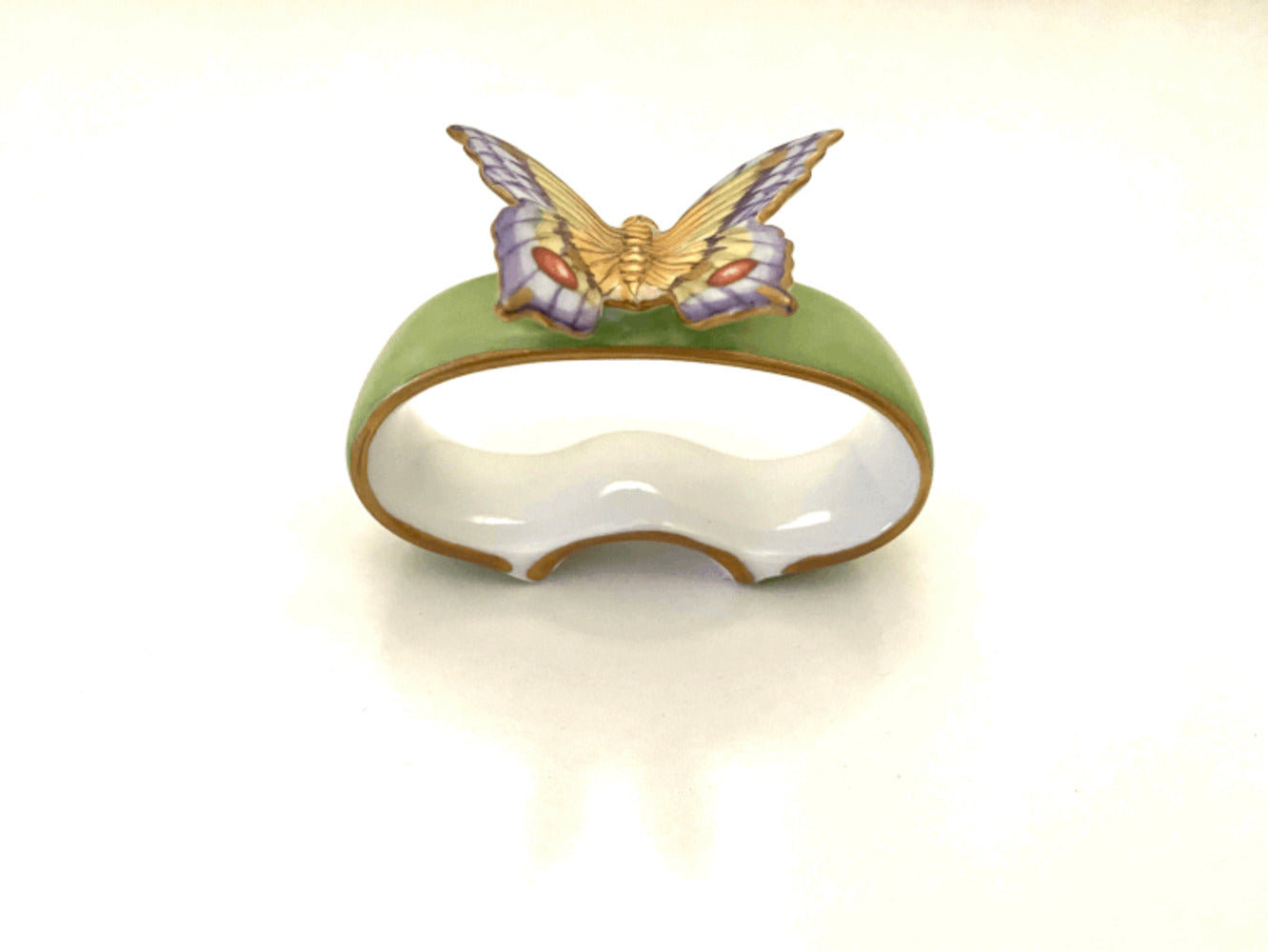 H40 - Green Napkin Ring by Anna Weatherley 1