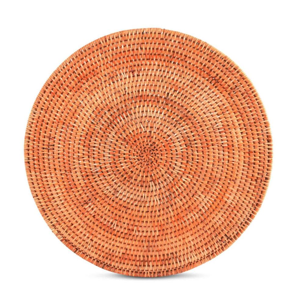 Hand Woven Wicker Rattan Round Placemat - Set of 4 by Vagabond House 1