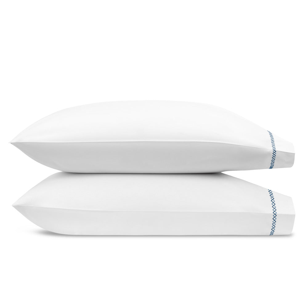 Hatch Pillowcase Pair Navy 